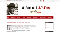 Desktop Screenshot of fundaciojvfoix.org